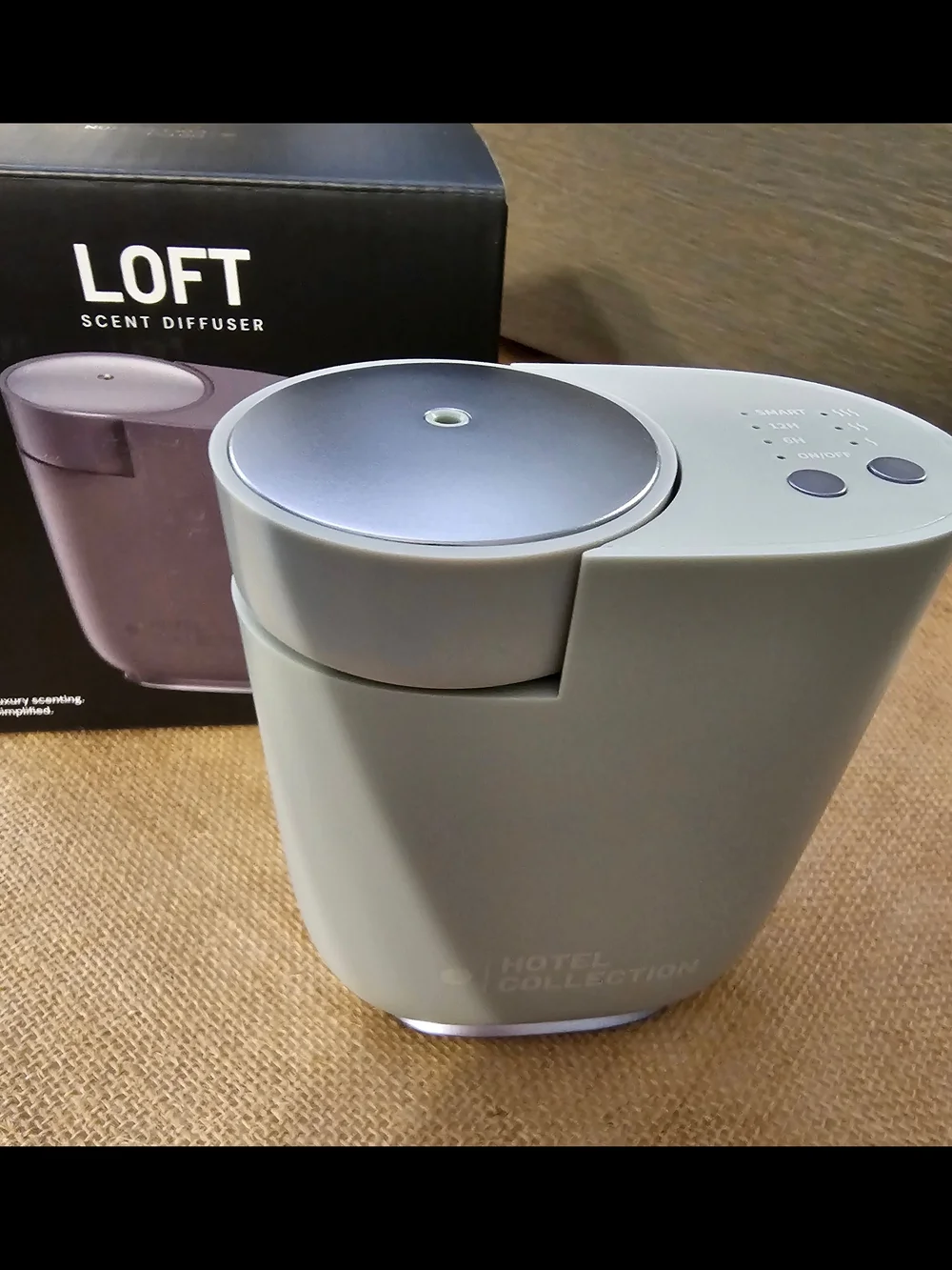 Hotel Collection Loft Portable Scent Diffuser- Space Gray